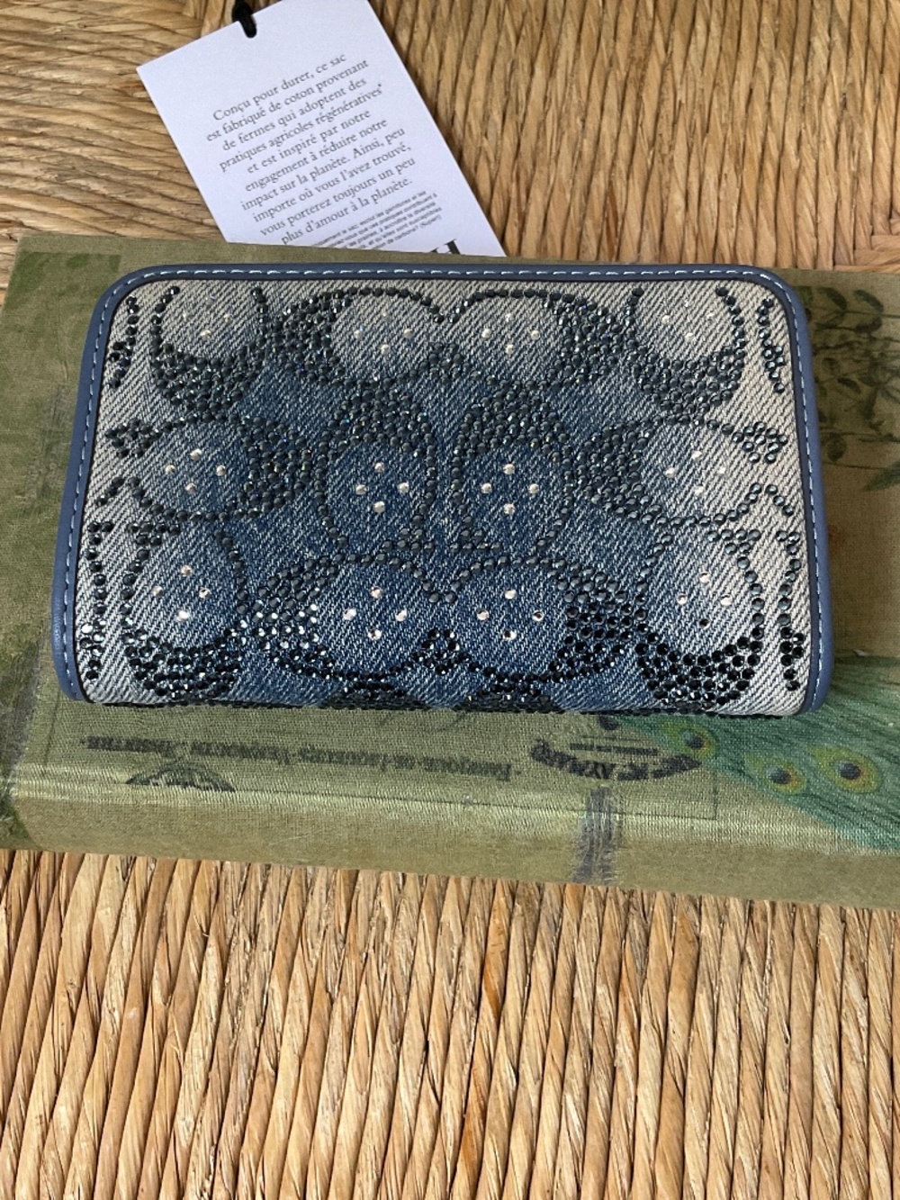 Coach signature slim card case